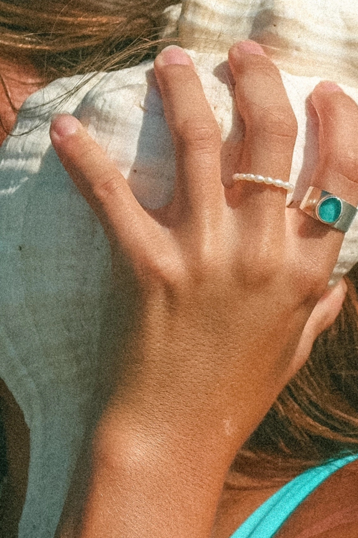 freshwater pearl ring everyday stackable